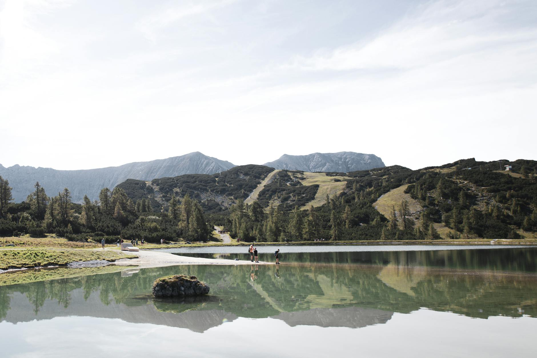 austrian alps landscape peaceful